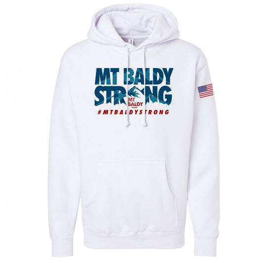 Mt Baldy Strong White Peaks Hoodie