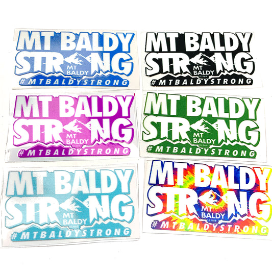 Mt Baldy Strong Stickers