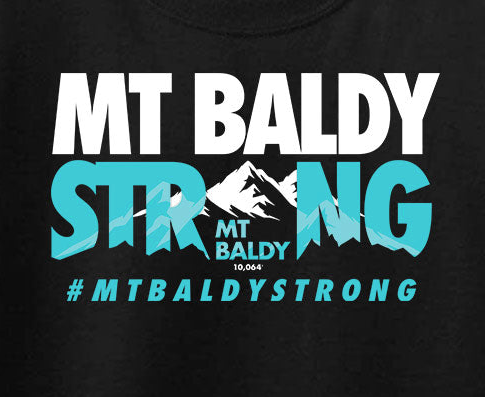 Mt Baldy Strong Teal Peaks Long Sleeve